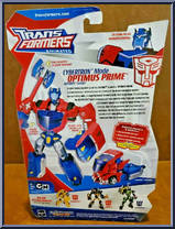 Optimus Prime (Cybertron Mode) from Transformers - Animated - Deluxe manufactured by Hasbro [Back]