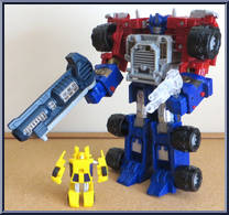 Optimus Prime with Sparkplug from Transformers - Armada - Super Base Assortment manufactured by Hasbro [Loose]