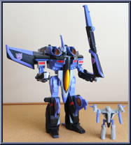 Skywarp with Thunderclash from Transformers - Armada - Maxcon Assortment manufactured by Hasbro [Loose]