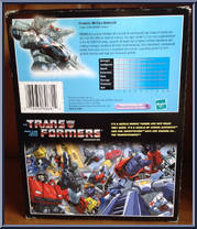 Prowl (Autobot) from Transformers - Commemorative - Series  4 manufactured by Hasbro [Back]