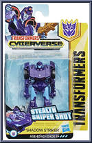 Shadow Striker from Transformers - Cyberverse - Scout Class manufactured by Hasbro [Front]