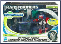 Optimus Prime Armored Weapons Platform from Transformers - Dark of the Moon - Cyberverse Action Set manufactured by Hasbro [Front]