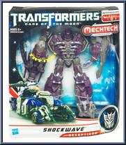 Shockwave from Transformers - Dark of the Moon - Mechtech Voyager manufactured by Hasbro [Front]