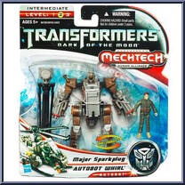Major Sparkplug / Whirl from Transformers - Dark of the Moon - Mechtech Human Alliance manufactured by Hasbro [Front]