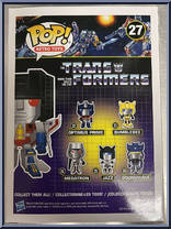 Starscream from Transformers - Pop! Vinyl Figures manufactured by Funko [Back]