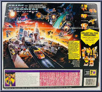 Divebomb from Transformers - Generation 1 - Series 3 manufactured by Hasbro [Back]