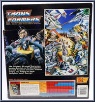 Grimlock from Transformers - Generation 1 - Series 7 manufactured by Hasbro [Back]