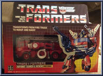 Inferno from Transformers - Generation 1 - Series 2 manufactured by Hasbro [Front]