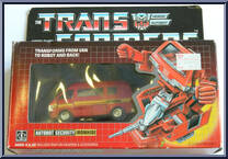 Ironhide from Transformers - Generation 1 - Series 1 manufactured by Hasbro [Front]