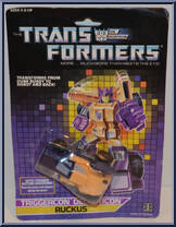 Ruckus from Transformers - Generation 1 - Series 5 manufactured by Hasbro [Front]