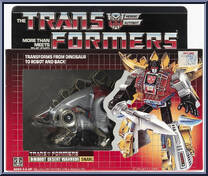 Snarl from Transformers - Generation 1 - Series 2 manufactured by Hasbro [Front]
