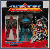 Splashdown (Pretenders) from Transformers - Generation 1 - Series 5 manufactured by Hasbro [Front]