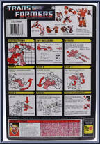 Strafe from Transformers - Generation 1 - Series 4 manufactured by Hasbro [Back]