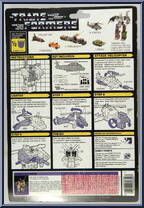 Vortex from Transformers - Generation 1 - Series 3 manufactured by Hasbro [Back]