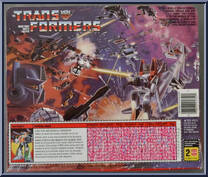 Wheeljack from Transformers - Generation 1 - Series 1 manufactured by Hasbro [Back]