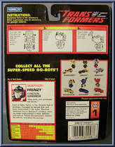 Frenzy from Transformers - Generation 2 - Go-Bots manufactured by Hasbro [Back]