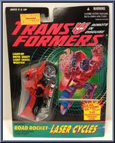 Road Rocket from Transformers - Generation 2 - Laser Cycles manufactured by Hasbro [Front]