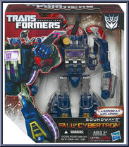 Soundwave with Laserbeak from Transformers - Generations - Fall of Cybertron - Voyager Class manufactured by Hasbro [Front]
