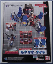 Starscream (G1) from Transformers - Mecha Nations manufactured by Kids Logic [Back]