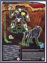 Shadow Panther from Transformers - Kingdom War for Cybertron - Deluxe manufactured by Hasbro [Back]