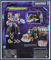 Optimus Prime (Laser) from Transformers - Legacy - Leader Class manufactured by Hasbro [Back]
