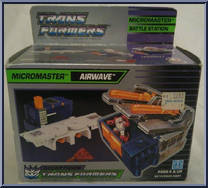Airwave (with Airport) from Transformers - Micromasters - Micromaster Stations manufactured by Hasbro [Front]