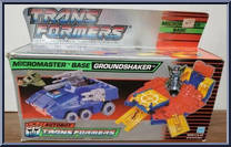 Groundshaker (with ATV) from Transformers - Micromasters - Micromaster Bases manufactured by Hasbro [Front]