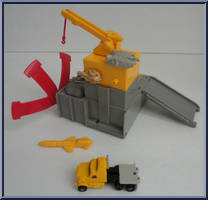 Ironworks (with Construction Station) from Transformers - Micromasters - Micromaster Stations manufactured by Hasbro [Loose]