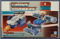 Tanker Truck from Transformers - Micromasters - Combiner Transports manufactured by Hasbro [Front]