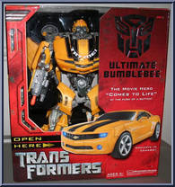 Bumblebee from Transformers - Movie - Ultimate Class manufactured by Hasbro [Front]