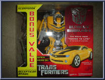 Ultimate Bumblebee / Deluxe Scorponok / Brawl from Transformers - Movie - Exclusives - Wal-Mart manufactured by Hasbro [Front]