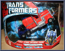 Optimus Prime (First Strike) (Allspark Power) from Transformers - Movie - Voyager Class manufactured by Hasbro [Front]