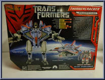 Thundercracker from Transformers - Movie - Voyager Class manufactured by Hasbro [Back]