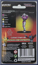 Arcee from Transformers - HD Minis manufactured by Neca [Back]