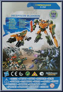 Bludgeon (Decepticon) from Transformers - Prime - Beast Hunters - Commander Class manufactured by Hasbro [Back]