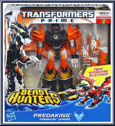 Predaking (Predacon Leader) from Transformers - Prime - Beast Hunters - Voyager Class manufactured by Hasbro [Front]