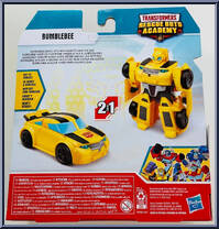 Bumblebee from Transformers - Rescue Bots Academy - Classic Heroes Team manufactured by Hasbro [Back]