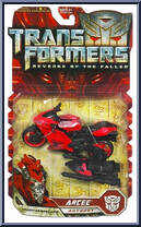 Arcee from Transformers - Revenge of the Fallen - Deluxe Class manufactured by Hasbro [Front]