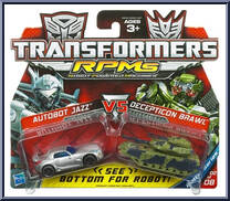 Autobot Jazz vs Decepticon Brawl from Transformers - Revenge of the Fallen - RPM Battle Series manufactured by Hasbro [Front]