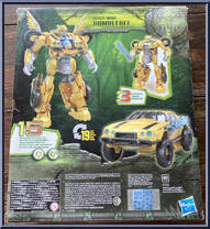 Beast-Mode Bumblebee from Transformers - Rise of the Beasts - Triple Changers manufactured by Hasbro [Back]