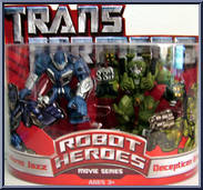 Protoform Jazz / Decepticon Brawl from Transformers - Robot Heroes - Movie Series manufactured by Hasbro [Front]