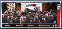 Barricade / Starscream / Megatron / Blackout from Transformers - Studio Series - Movie manufactured by Hasbro [Front]
