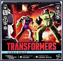 Hook / Long Haul (Voyager Class) from Transformers - Studio Series - Age of Primes manufactured by Hasbro [Front]