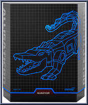 Alligaticon from Transformers - Ultimate manufactured by Super7 [Back]