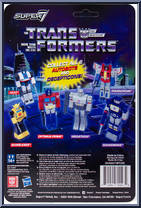 Optimus Prime from Transformers - Wave 1 manufactured by Super7 [Back]