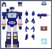 Soundwave (G1) from Transformers - Ultimate manufactured by Super7 [Loose]
