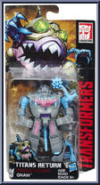 Gnaw from Transformers - Titans Return - Legends manufactured by Hasbro [Front]