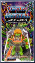 Michelangelo from Turtles of Grayskull - Basic Series manufactured by Mattel [Front]