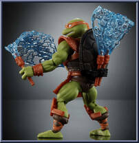 Michelangelo from Turtles of Grayskull - Basic Series manufactured by Mattel [Loose]