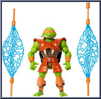 Michelangelo from Turtles of Grayskull - Basic Series manufactured by Mattel [Loose]